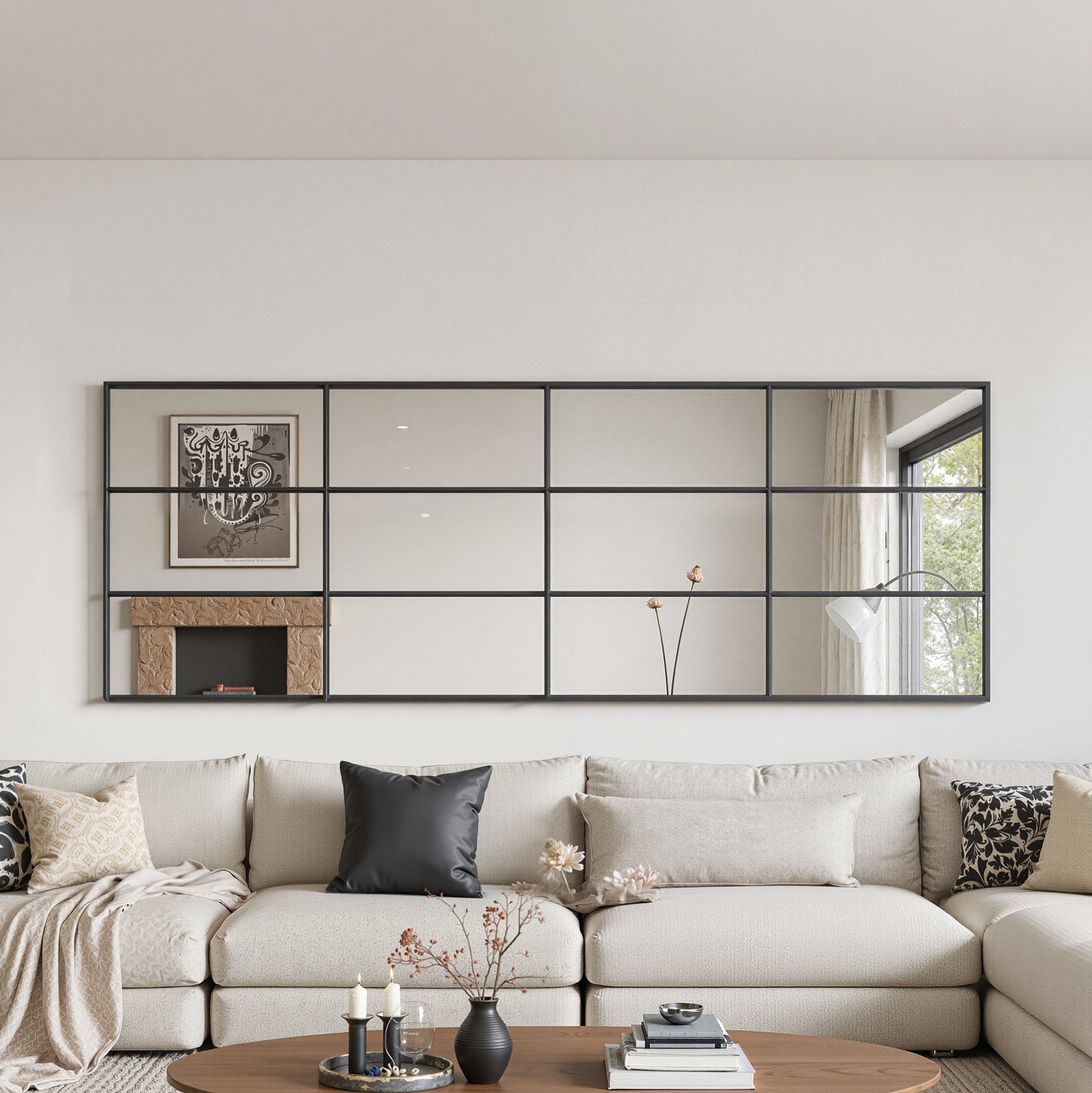 Ipromirror Arcadia - Grid Full Length Floor Mirror