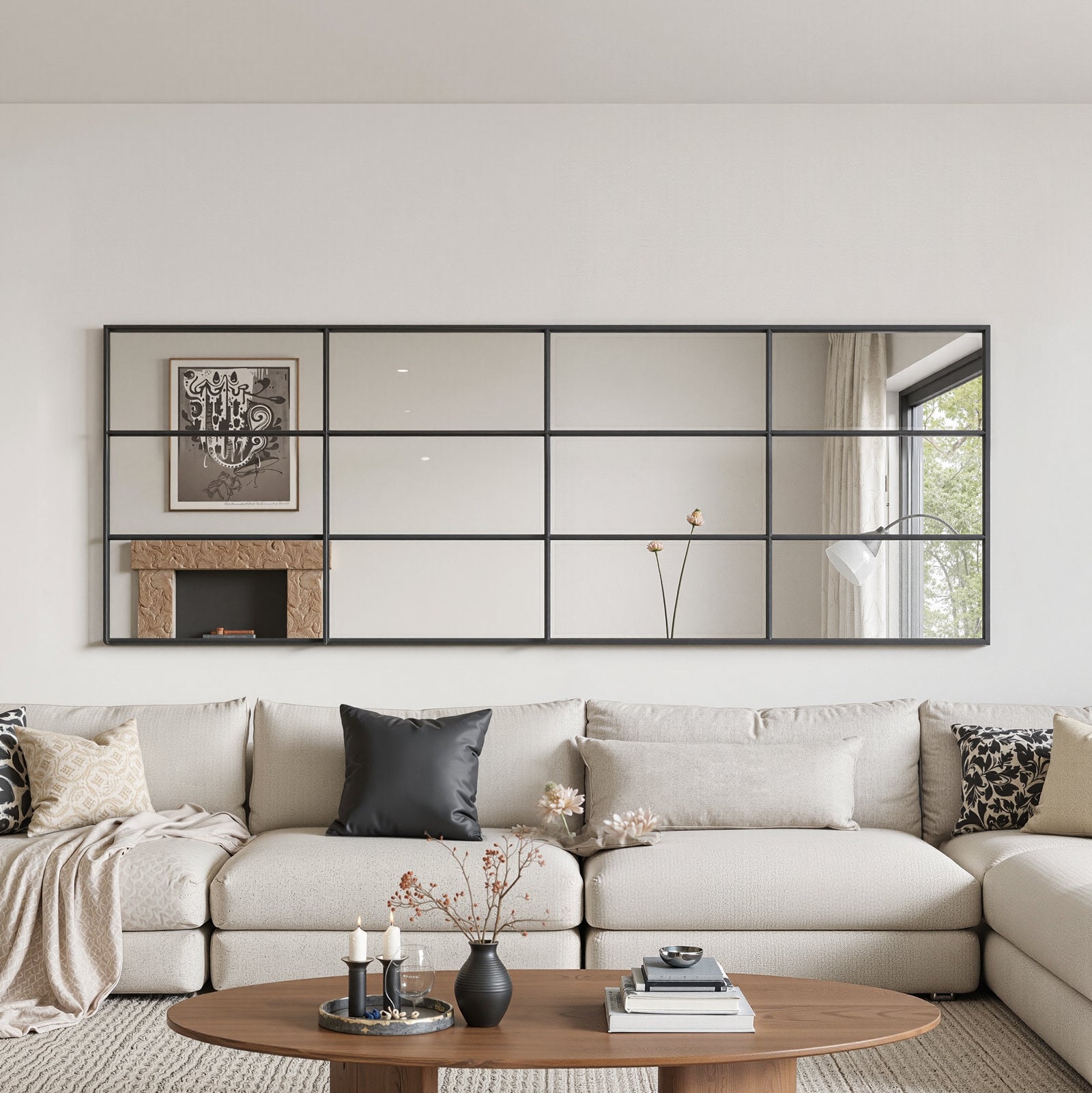 Ipromirror Arcadia - Grid Full Length Floor Mirror