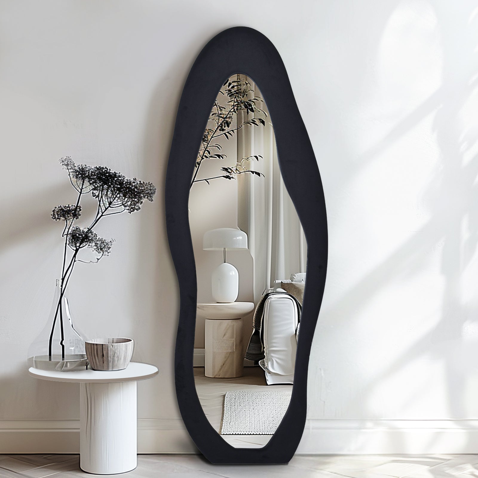 Ipromirror Cirrus - Cloud Flannel Floor Mirror 24"x63"