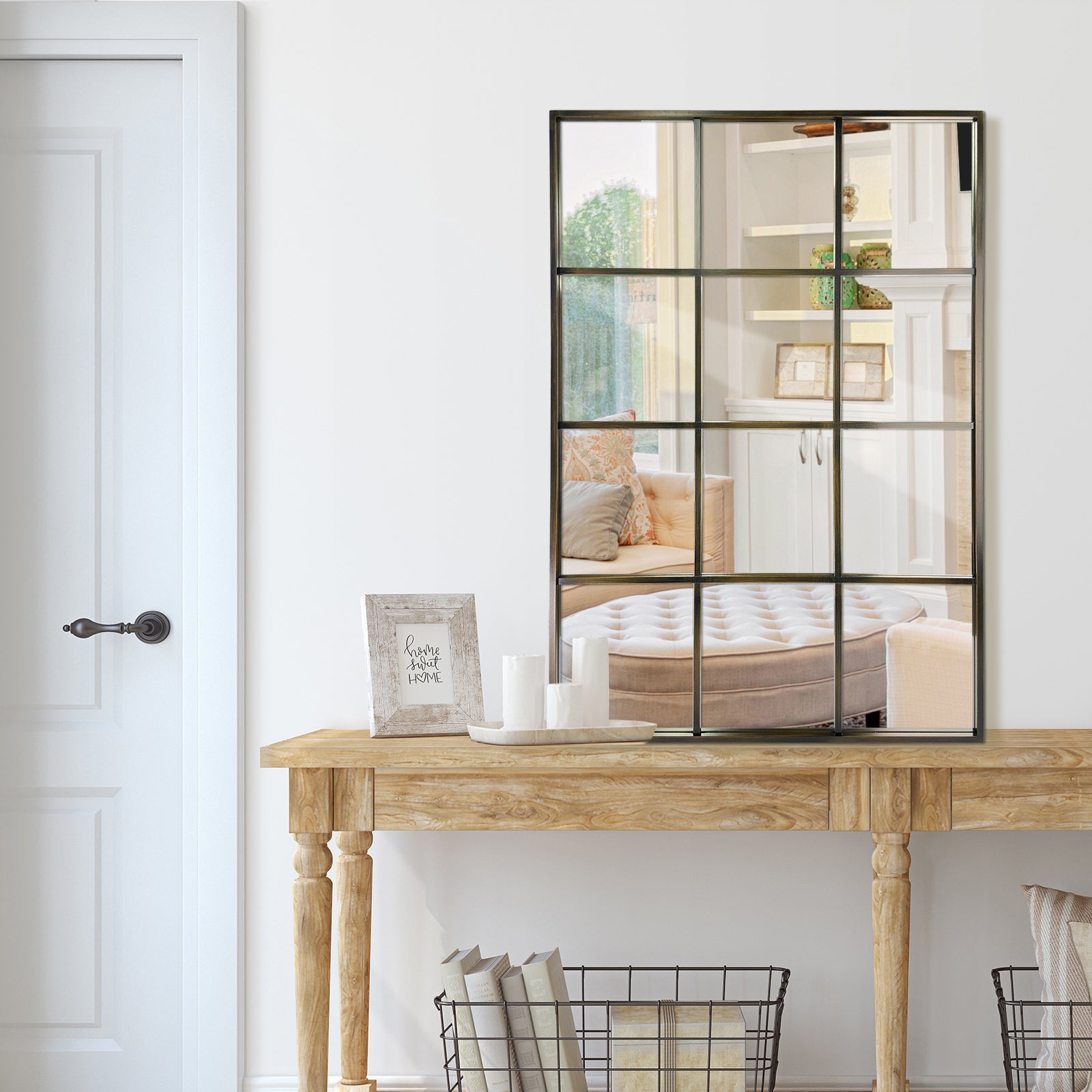 Ipromirror Arcadia - Grid Rectangle Wall Mirror