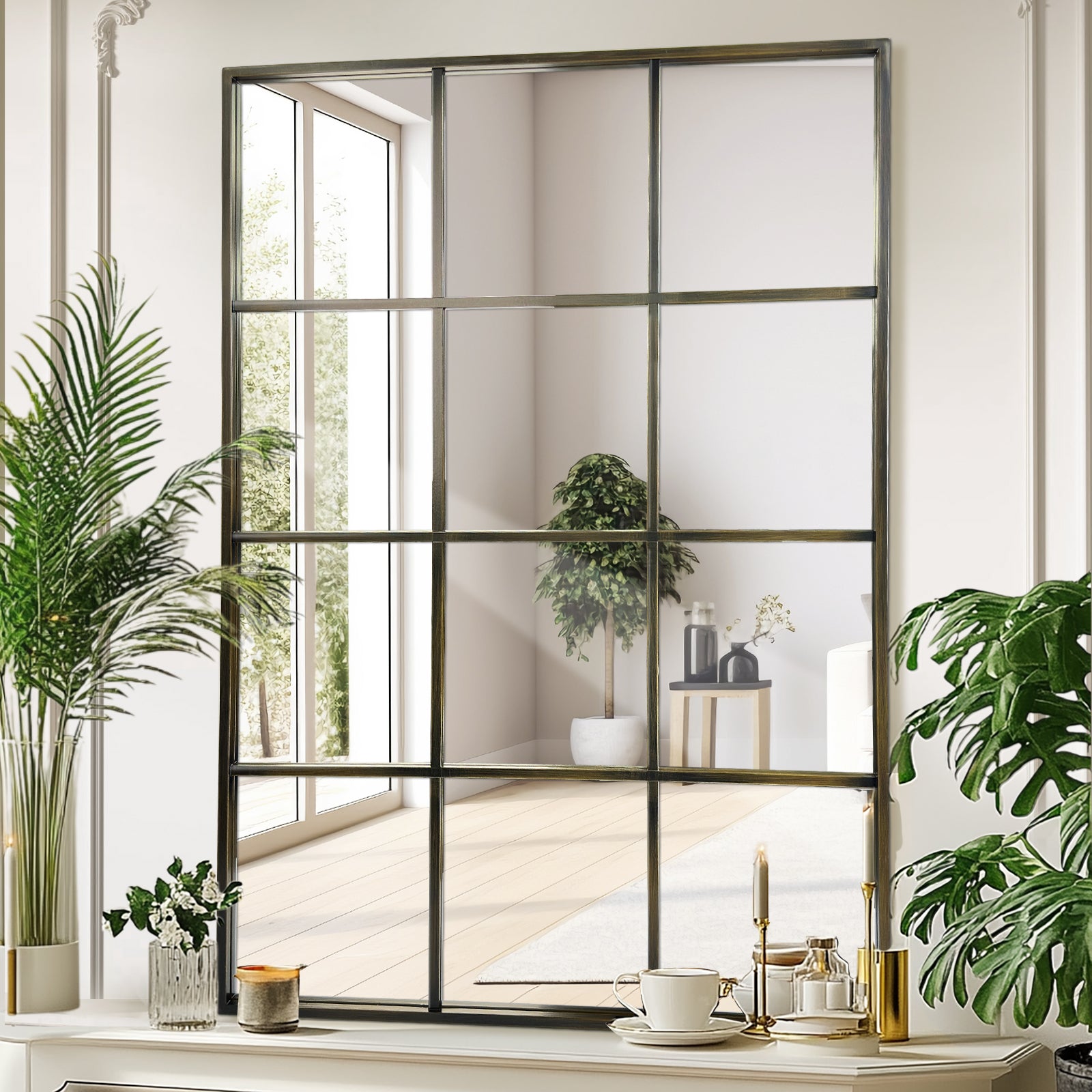 Ipromirror Arcadia - Grid Rectangle Wall Mirror