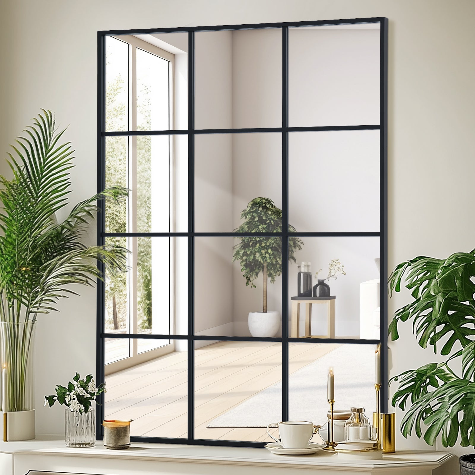 Ipromirror Arcadia - Grid Rectangle Wall Mirror