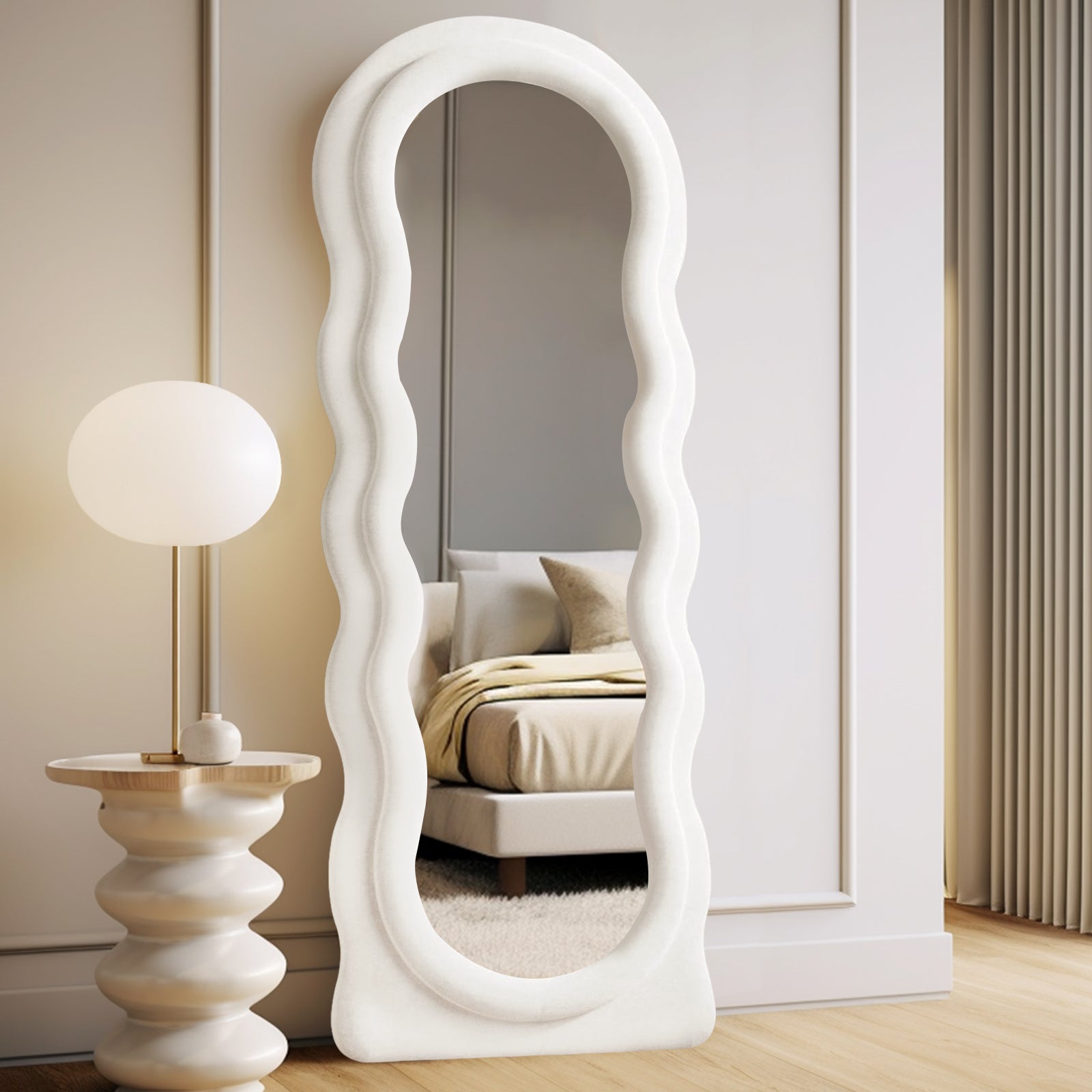 Ipromirror Cirrus - Wave Flannel Floor Mirror 24"x63"