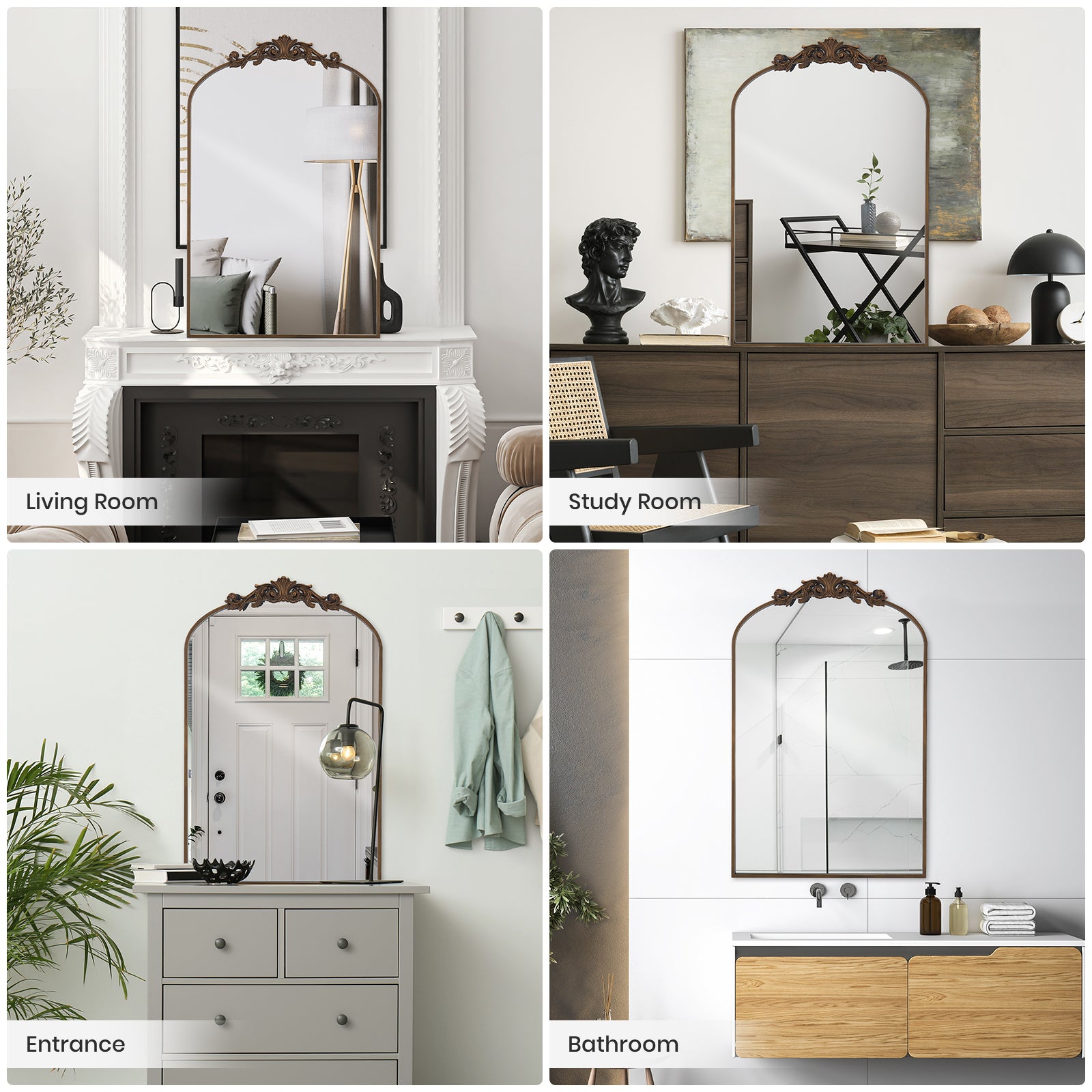 Ipromirror Graver - Fleur Wall Mirror
