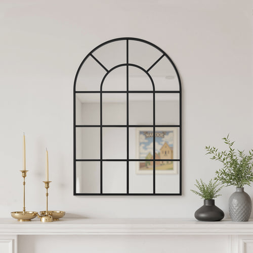 Ipromirror Arcadia - Grid Arched Wall Mirror
